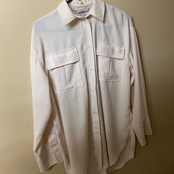 Cream Button-Up - Picture 4 of 4